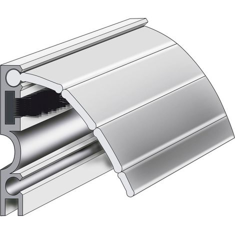Profil de volet roulant RAP-Plus à coller alu. argent. L 1500mm