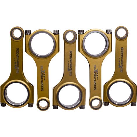 H-Beam Connecting Rods Bielle for Volvo 850 T5 V70 S70 2.3L B5234T 139.5mm (1/5)