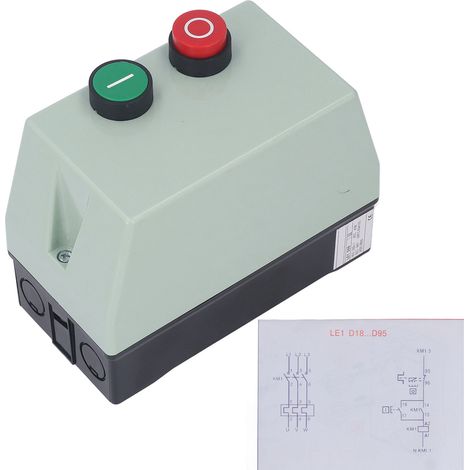 Interruttore di controllo dell'avviamento del motore magnetico impermeabile IP55 monofase 220 230 V (1/5)