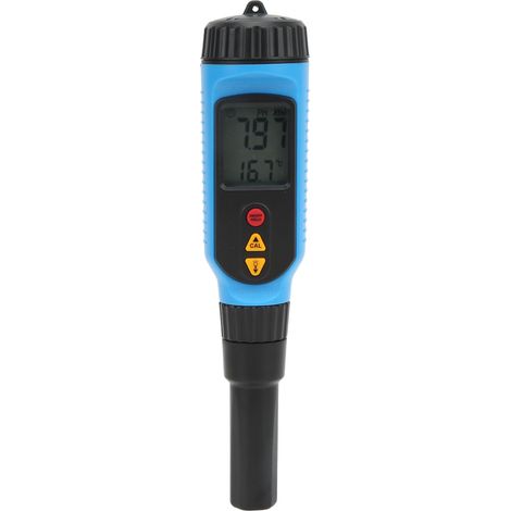 PH-Teststift, ABS, hohe Genauigkeit, tragbares PH-Messgerät mit LCD-Display für Brot, Fleisch, Obst