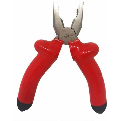 Pinza universale 6 pollici in acciaio al carbonio impugnatura in gomma antiscivolo (1/2)