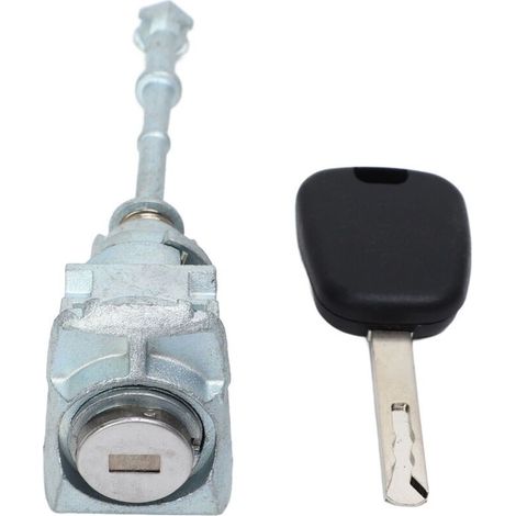 Cylindre de serrure de porte avant gauche, remplacement côté conducteur de voiture pour citroën C4 2004 – 2011 (1/5)