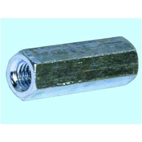 Manicotti dadi giunzione per barre filettate - Misura: M6 conf. 100 Pz