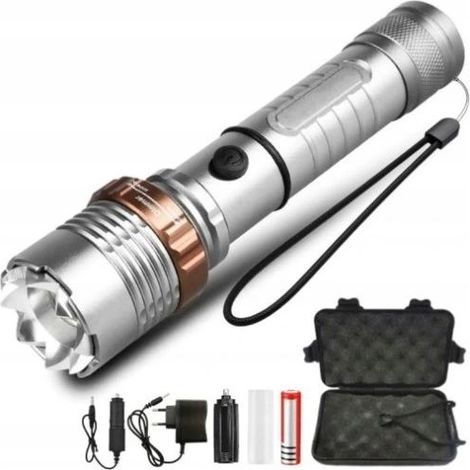 Lampe torche militaire multifonction puissante à 5 LED Cree (1/5)