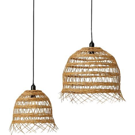 Set Mit 2 Lampenschirmen HAWAII LONG h45cm (1/5)