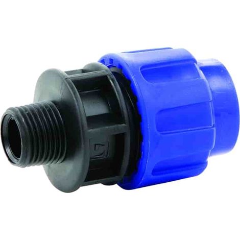 PE Rohr Verschraubung, Kupplung 32mm, Klemmfitting, Trinkwasser (1/4)