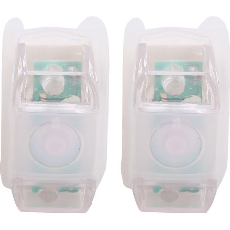 2Pcs Lampe LED Vélo Avant Arrière, Éclairage Clignotant Antivol Étanche 3 Modes Lumière Blanche pour Cyclisme (1/5)
