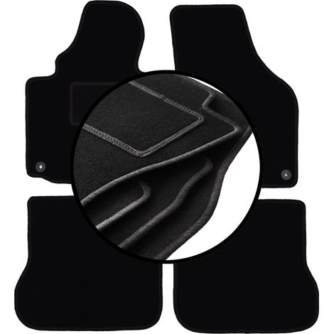 Komplettset Veloursmatten für: Volkswagen Caddy 2K 2FL Minivan (2013-)