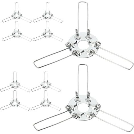 24Pièces Support de Fixation Abat Jour Kit Ressort pour Lampe Accessoires DIY pour Lampes de Bureau Chandeliers Plafonniers (1/5)