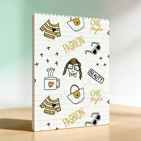 Cadre en briques de construction, cadeau pour couple (1/5)
