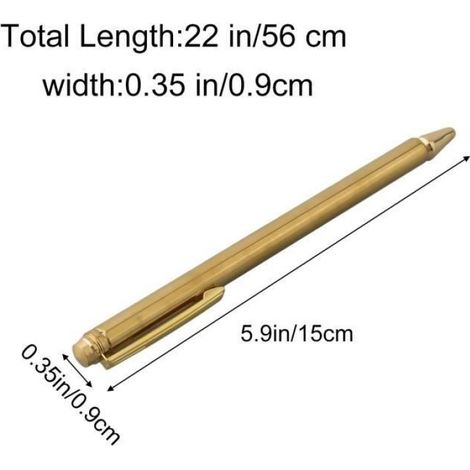 Détecteur de matériaux,Détecteur de Métaux en Cuivre,Outil Portable de Recherche de Dragon,Sorcière à l'Eau,2 Pièces- Gold 2PCS[C] (1/4)