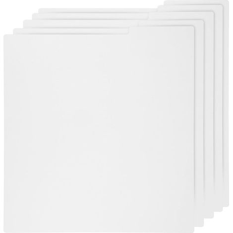 Lot de 5 Intercalaires en Plastique pour Rangement Disque Vinyle, Résistance la Déformation et Organisation Facile pour Bureaux et Salles de Classe (1/5)
