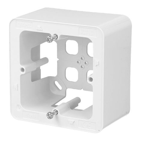 Boîte saillie pour 2 modules blanche LATINA