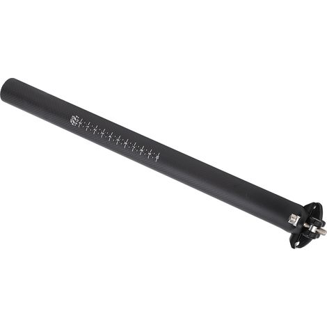 Tige de selle en carbone 31.6 mm pour vélo de montagne, légère et robuste 400 mm (1/5)