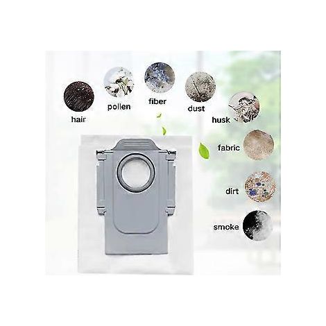 Sac à poussière de rechange pour aspirateur robot Roborock QV 35A / QR 598 / QR 798 (1/5)