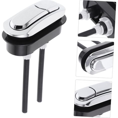 Bouton Poussoir Chasse D'eau 2 pièces double chasse bouton de réservoir de toilette robinet de réservoir de toilette universel Closestool interrupteur presse accessoires de salle de bain Touches (1/5)
