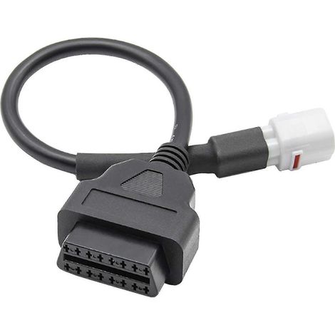 Adaptateur pour câble de prise 4 broches de moto Yamaha - Convertisseur de connecteur OBD2 pour YZF R1 R6 MT07 MT09 MT10 Tracer XSR FZ09 FZ10 FJR1300 (1/5)