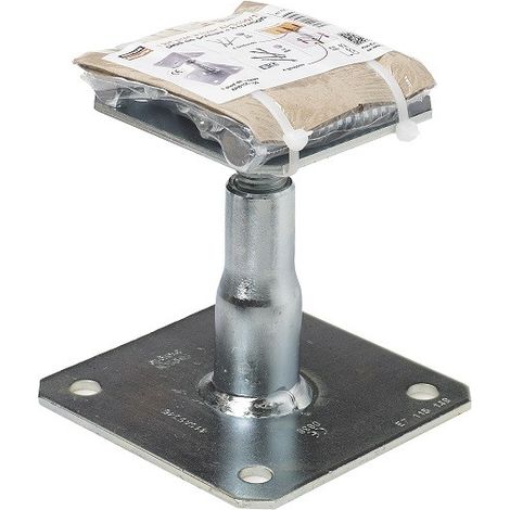 Supporto per palo regolabile pronto all'uso SIMPSON - kit completo con elementi di fissaggio - KIT FIX APB100