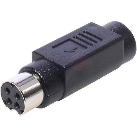 Adapter für 230-W-PCs: 5,5 x 2,5 mm Buchse auf 4-polige Buchse (Netzstecker)