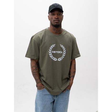 Camiseta de manga corta extragrande Olive Method Sport Laurel M (1/5)
