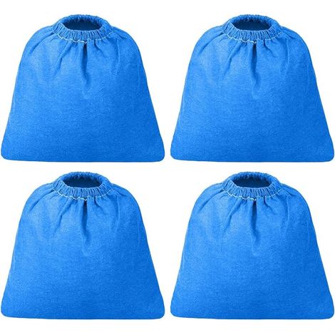 Adecuado para filtros Kärcher WD NT MV1/WD1, cubiertas protectoras del motor, filtros de bolsa de tela, paquete de 4 (1/5)