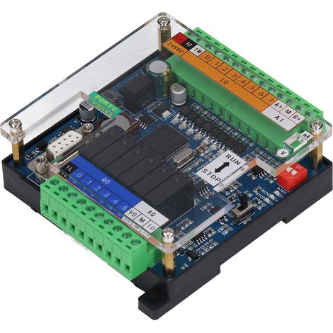 Automate programmable PLC compatible avec S7-200 CPU222XP, contrôleur logique 24VDC pour systèmes industriels (1/5)