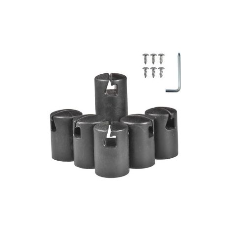 Lot de 39 protections pour trampoline – Cache pour pieds et bords – Accessoires de sécurité – Housse pour tube d'arc