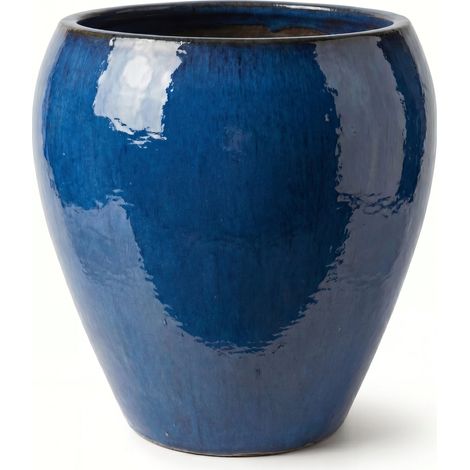 Vaso LAFONTAINE 68x68cm blu azzurro, grande formato (1/3)