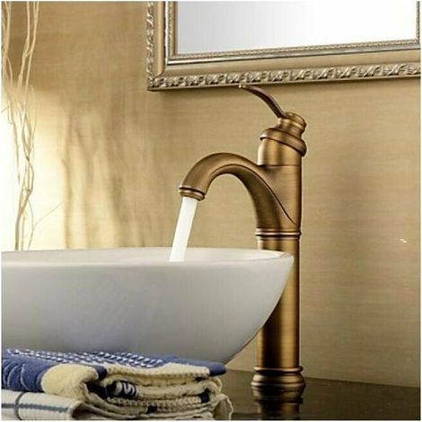 LaBlanc - Mitigeur de lavabo rétro,Robinet de lavabo style antique de hauteur 325 MM (1/5)