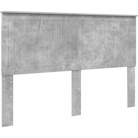 Maison Exclusive - Cabecero con cabecera Gris Concreto 150 cm Mad (1/5)