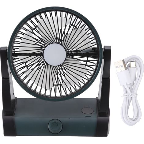 Ventilatore portatile ricaricabile Toivize da 5000 mAh con clip - Diverse velocità - Motore silenzioso - Ideale per ufficio, passeggino, tenda e viaggi. (1/5)