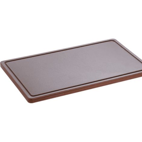 Planche à découper (L)490 x (P)285 mm, HACCP, en polyéthylène marron (1/3)