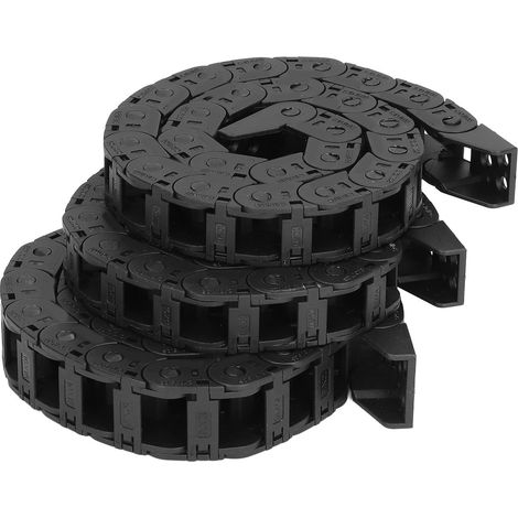 Chaîne Porte-Câbles Nylon 3 Pièces pour Imprimante 3D VORON 2.4, Type Pont à 3 Trous, Chaîne de Traînée de Protection