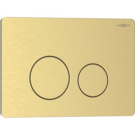 Mexen Tex 06 Spültaste Edelstahl, gebürstetes Gold - 6106-11 (1/2)