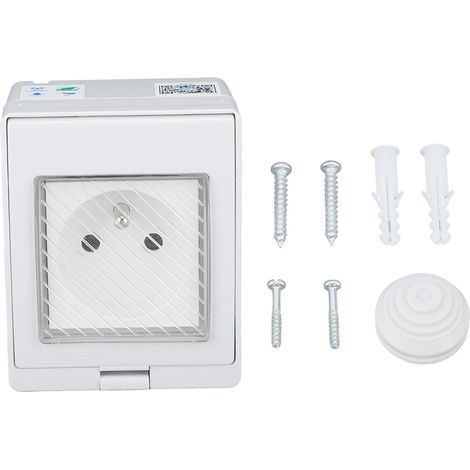 Presa WiFi, pellicola antipolvere trasparente per presa di corrente intelligente per balcone (SN55 FR (presa FR 16A)).
