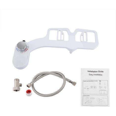 Douchette Hygiénique à Eau Froide, Robinet de Toilette Non Électrique avec Spray Unique (Adaptateur Nord-Américain 15/16in) (1/5)