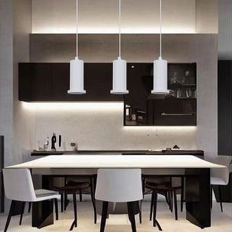 TRADE SHOP - Lampadario A Sospensione Moderna Contemporaneo Bianco Portalampada Pendente E27 33832 - (1/4)