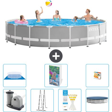 Intex Piscine Prism Frame Ronde - 549x122 cm - 8-pièces  S568