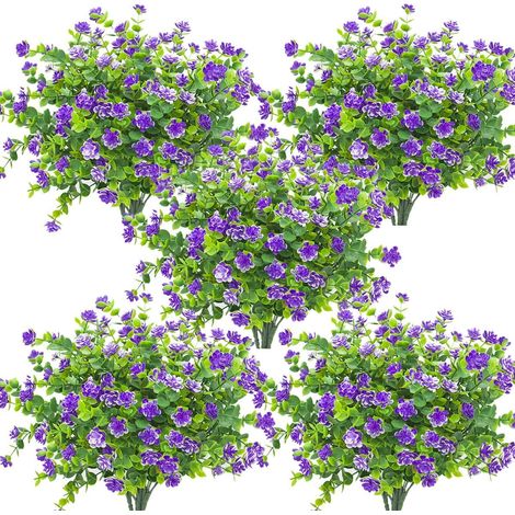 Fleur Artificielle - Narcisse - 7 Tiges Flexibles - UV Résistant - Pour Extérieur Et Intérieur - 10 Pièces (1/5)