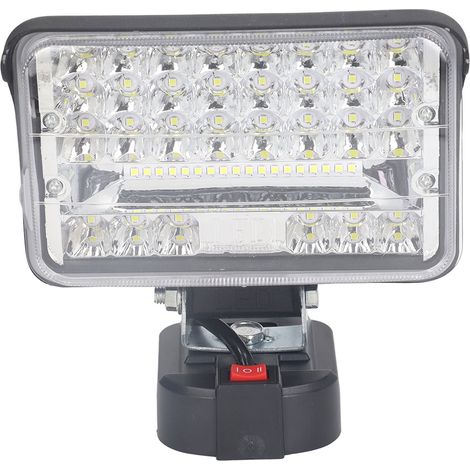 144W 7200LM LED-Arbeitsleuchte, Strahler, Flutlicht, Notfall-Taschenlampe, Werkzeug, helle Beleuchtung für den Außenbereich für Männer (1/5)