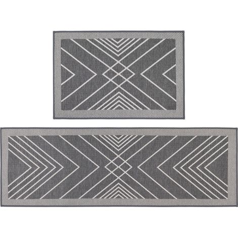 JVL Expression Doormat and Runner Set, Stripes (1/5)