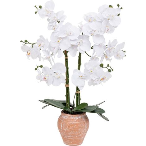 Orchidea artificiale dena h65cm rosa terracotta - Atmosphera créateur d'intérieur