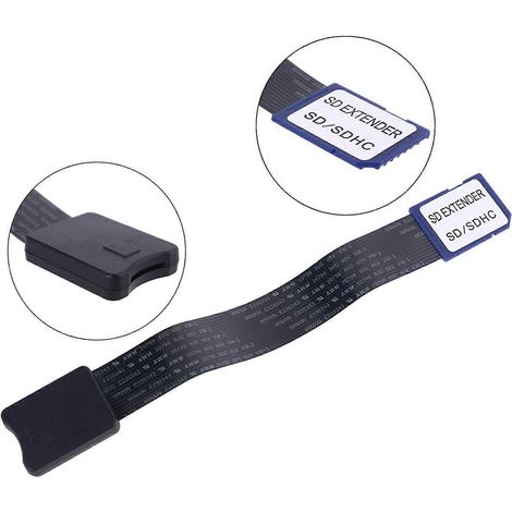 Verlängerungsset für Micro-SD- und TF-Speicherkarten (Stecker auf SD-Buchse) – Flaches FPC-Kabel