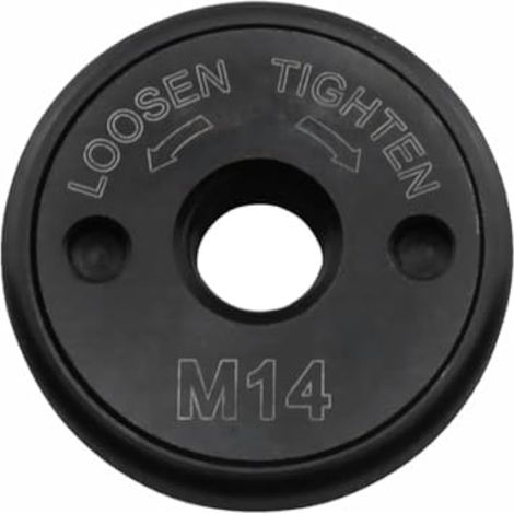 Écrou de blocage universel pour meuleuse d'angle, plateau de pression autobloquant pour arbre standard, bride à changement rapide pour disques à tronçonner (1/5)