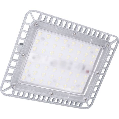 Lampe LED anti explosion 100W 12000LM projecteur etanche verre atelier mine entrepot usine (1/5)