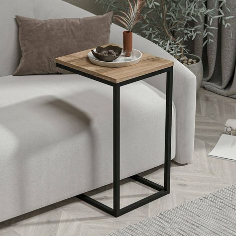 Couchtisch Tembin, Zeitschriftenhalter, Rechteckig, Nussbaumplatte Farbton, 35x40x65h cm Braun Nussbaum (1/5)