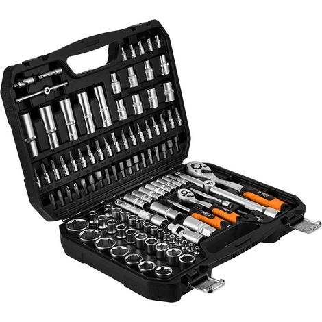 Neo 10-211 Set de 110 clés et douilles acier (1/3)
