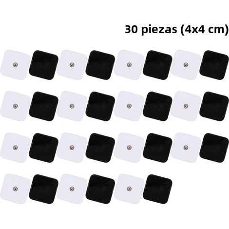 (30 pièces, 4x4cm) Patchs de stimulation musculaire EMS pour massage. (1/5)