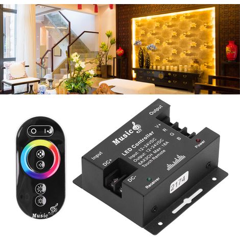 Verbesserter, berührungsempfindlicher Musikcontroller mit Metallgehäuse, LED-Steuerung und externem Rhythmuslabel. (1/5)