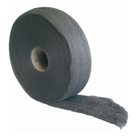 3 rouleaux de laine d'acier contre les souris, 3 m de laine d'acier 000 fine - Avec gants de travail et ciseaux - Pour trous et fissures murales de la maison, du garage (1/5)